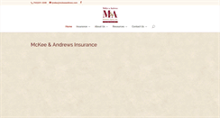 Desktop Screenshot of mckeeandrews.com