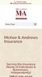 Mobile Screenshot of mckeeandrews.com