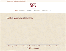 Tablet Screenshot of mckeeandrews.com